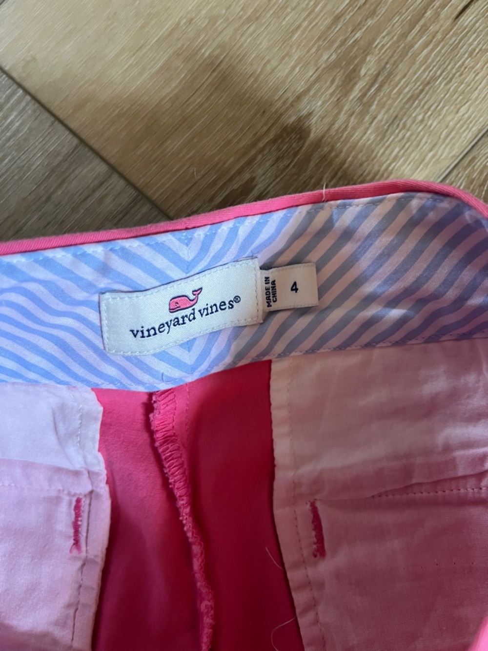 Vineyard Vines Bright Pink Cotton Bermuda Shorts - Picture 5 of 5